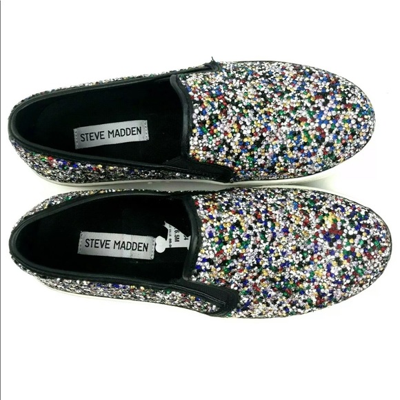 Steve Madden Gracious Embellished Rhinestone Shoes - Picture 5 of 8